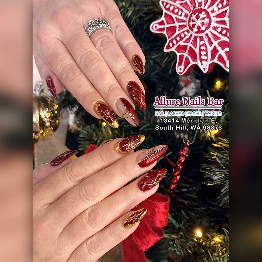 Christmas Nails Are Here at Allure Nails Bar
